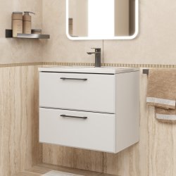 Тумба под раковину Uperwood Foster New TFosterNEW60w 60x40 подвесная, белая