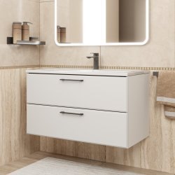 Тумба под раковину Uperwood Foster New TFosterNEW90w 90x45 подвесная, белая