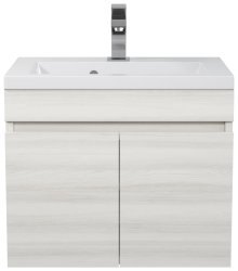 Тумба под раковину Uperwood Eva 3930213460 50x34 подвесная, Дуб Харбор Белый, с дверцами