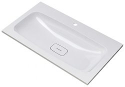 Раковина Uperwood Smile RSmile80wg 80x45, белая глянцевая