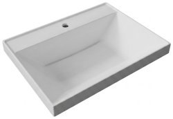 Раковина Uperwood Modern RModern60wg 60x45, белая глянцевая