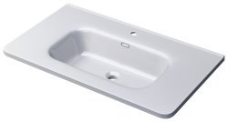 Раковина Uperwood Monica RMonica80wg 81x46, белая глянцевая
