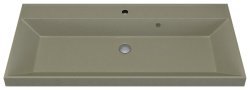Раковина Uperwood Classic Quartz 293020636 100x45, бежевая матовая, десерт