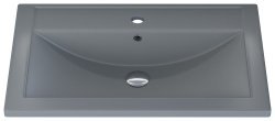Раковина Uperwood Foster Quartz 291030033 70x45.5, серая матовая, бетон