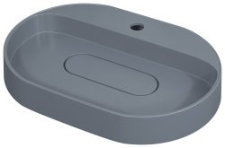 Раковина Uperwood Tanos Quartz 291030522 55x40, серая матовая, бетон