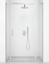 Душевая дверь Cezares MOLVENO MOLVENO-BA-12-100+40-C-Cr-IV 140x195 распашная, профиль хром