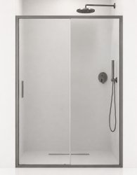 Душевая дверь Cezares MOLVENO MOLVENO-BF-1-140-C-GM-IV 140x195 раздвижная, профиль сталь