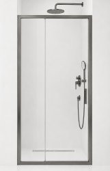 Душевая дверь Cezares MOLVENO MOLVENO-BF-3-100-C-GM-IV 100x195 раздвижная, профиль сталь