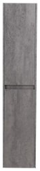 Шкаф-пенал BelBagno KRAFT-1600-2A-SC-CG-L 33x160, серый цемент