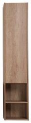 Шкаф-пенал BelBagno KRAFT-1600-1A-SC-RNN-L 33x160, дуб небраска натуральный