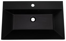 Раковина из искусственного камня BelBagno BB700/450-LV-ART-AST-NERO
