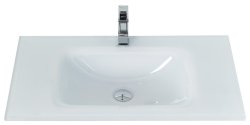 Стеклянная раковина BelBagno BB910/465-LV-VTR-BL