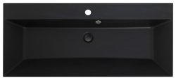 Раковина из искусственного камня BelBagno BB1000/450-LV-ART-AST-NERO