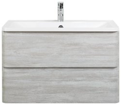Тумба под раковину BelBagno Albano ALBANO-1000-2C-SO-RVB 100x45 подвесная, Дуб винтаж белый (Rovere Vintage Bianco)