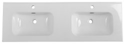 Керамическая раковина с двумя чашами BelBagno BB1400-2-ETL