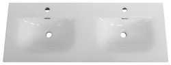 Керамическая раковина с двумя чашами BelBagno BB-8099-120-2