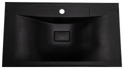 Раковина из искусственного камня BelBagno BB800/450-LV-ART-PR-NERO