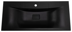 Раковина из искусственного камня BelBagno BB1000/445-LV-ART-PR-NERO