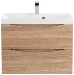 Тумба под раковину BelBagno Marino MARINO-700-2C-SO-WO-P 70x45 подвесная, Белый дуб (Rovere Bianco)