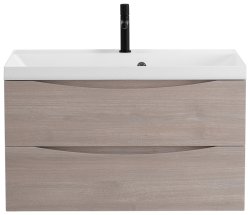 Тумба под раковину BelBagno Marino MARINO-900-2C-SO-RG-P 90x45 подвесная, Дуб серый (Rovere Grigio)