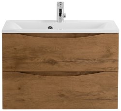 Тумба под раковину BelBagno Marino MARINO-650-2C-SO-RN-P 65x45 подвесная, Дуб натуральный (Rovere Nature)