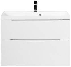 Тумба под раковину BelBagno Marino-H60 MARINO-H60-1000-2C-SO-BL-P 100x45 подвесная, Белый глянцевый (Bianco Lucido)