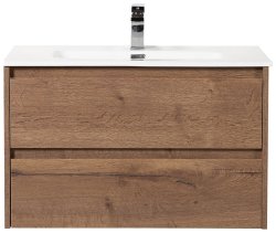 Тумба под раковину BelBagno Kraft KRAFT-900-2C-SO-RT 90x46 подвесная, дуб табачный