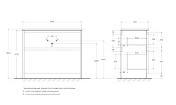 Тумба под раковину BelBagno Kraft KRAFT-1000-2C-PIA-RT 100x46 напольная, дуб табачный