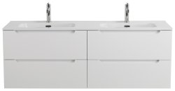 Тумба под раковину BelBagno Etna ETNA-1200-4C-SO-2-BL 120,2x46,2 подвесная, белый глянцевый