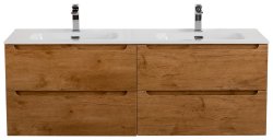 Тумба под раковину BelBagno Etna ETNA-1200-4C-SO-2-RN 120,2x46,2 подвесная, дуб натуральный