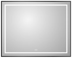 Зеркало с подсветкой BelBagno KRAFT SPC-KRAFT-1000-800-LED-TCH-WARM-NERO 100x80, черный