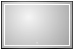 Зеркало с подсветкой BelBagno KRAFT SPC-KRAFT-1200-800-LED-TCH-WARM-NERO 120x80, черный