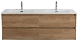 Тумба под раковину BelBagno Kraft KRAFT-1200-4C-SO-2-RNN 120x46 подвесная, дуб небраска натуральный