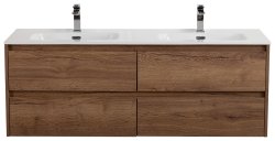 Тумба под раковину BelBagno Kraft KRAFT-1200-4C-SO-2-RT 120x46 подвесная, дуб табачный
