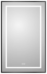 Зеркало с подсветкой BelBagno KRAFT SPC-KRAFT-500-800-LED-TCH-WARM-NERO 50x80, черный