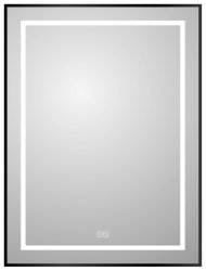 Зеркало с подсветкой BelBagno KRAFT SPC-KRAFT-600-800-LED-TCH-WARM-NERO 60x80, черный