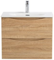 Тумба под раковину BelBagno Marino-Cer-Mini MARINO-CER-MINI-500-2C-SO-WO-P 49,6x39 подвесная, белый дуб