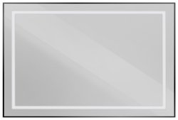 Зеркало с подсветкой BelBagno KRAFT SPC-KRAFT-1200-800-SENS-NERO 120x80, черный