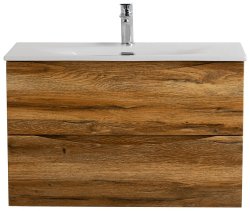 Тумба под раковину BelBagno Marino-Cer-Mini MARINO-CER-MINI-700-2C-SO-RR-P 69,6x39 подвесная, дуб фактурный