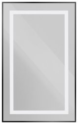Зеркало с подсветкой BelBagno KRAFT SPC-KRAFT-500-800-SENS-NERO 50x80, черный