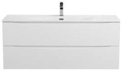 Тумба под раковину BelBagno Marino-Cer-N MARINO-CER-N-1200-2C-SO-BO-P 119,6x45,5 подвесная, белый матовый
