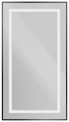 Зеркало с подсветкой BelBagno KRAFT SPC-KRAFT-500-900-SENS-NERO 50x90, черный