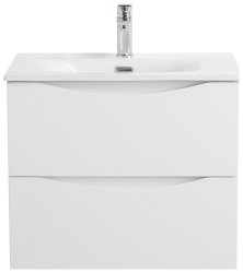 Тумба под раковину BelBagno Marino-Cer-N MARINO-CER-N-700-2C-SO-BO-P 69,6x45,5 подвесная, белый матовый