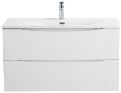 Тумба под раковину BelBagno Marino-Cer-N MARINO-CER-N-800-2C-SO-BO-P 79,6x45,5 подвесная, белый матовый