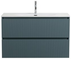 Тумба под раковину BelBagno Uno-Mini UNO-MINI-1000-2C-SO-AO 100x39,5 подвесная, голубой матовый