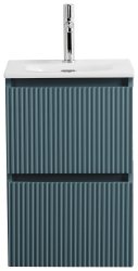 Тумба под раковину BelBagno Uno-Mini UNO-MINI-400-2C-SO-AO 40x40,5 подвесная, голубой матовый