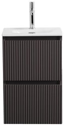 Тумба под раковину BelBagno Uno-Mini UNO-MINI-400-2C-SO-GSO 40x40,5 подвесная, темно-серый матовый