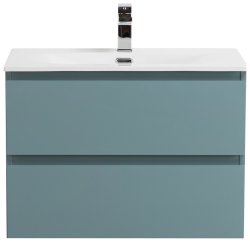 Тумба под раковину BelBagno Kraft KRAFT-600-2C-SO-AO 60x45,5 подвесная, голубой матовый