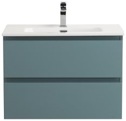 Тумба под раковину BelBagno Kraft KRAFT-700-2C-SO-AO 70x45,5 подвесная, голубой матовый