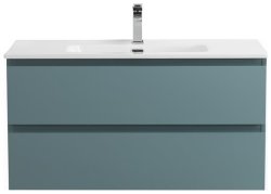 Тумба под раковину BelBagno Kraft KRAFT-900-2C-SO-AO 90x45,5 подвесная, голубой матовый